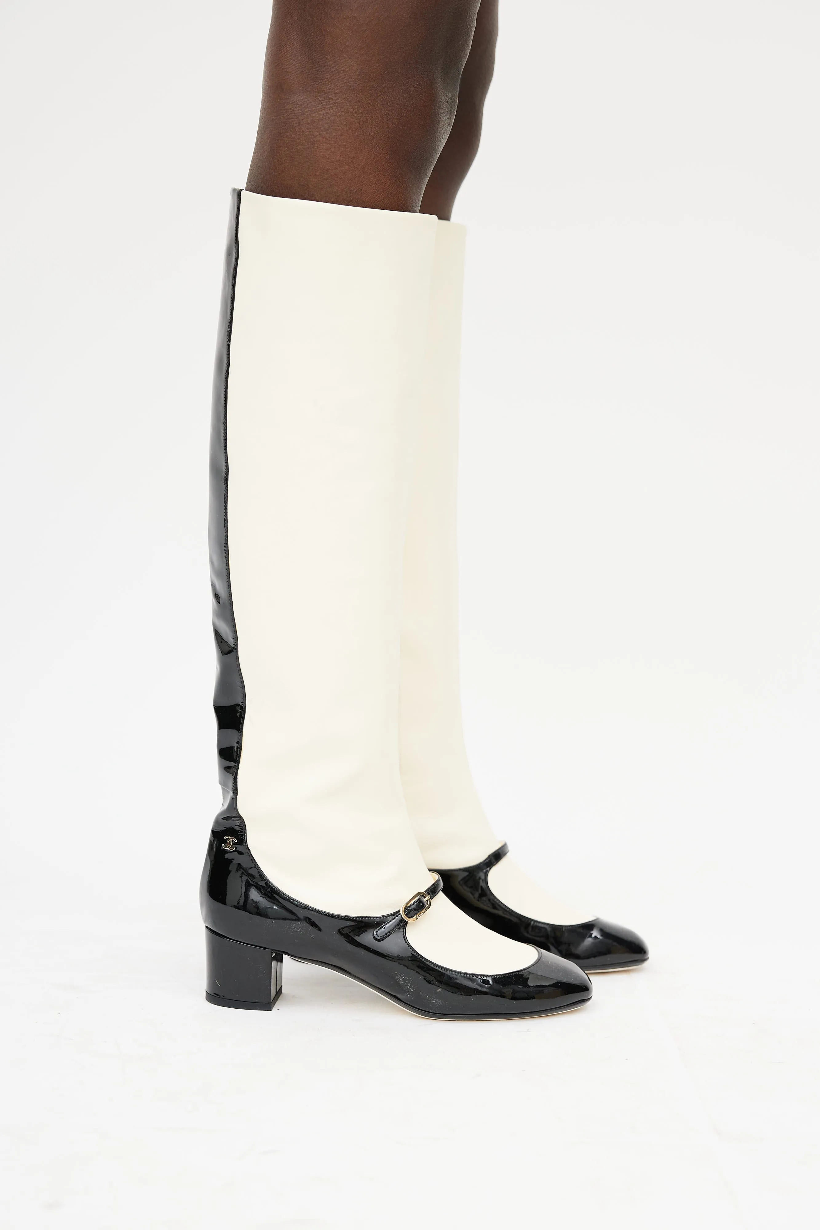 2000s Patent Mary Jane Boot
