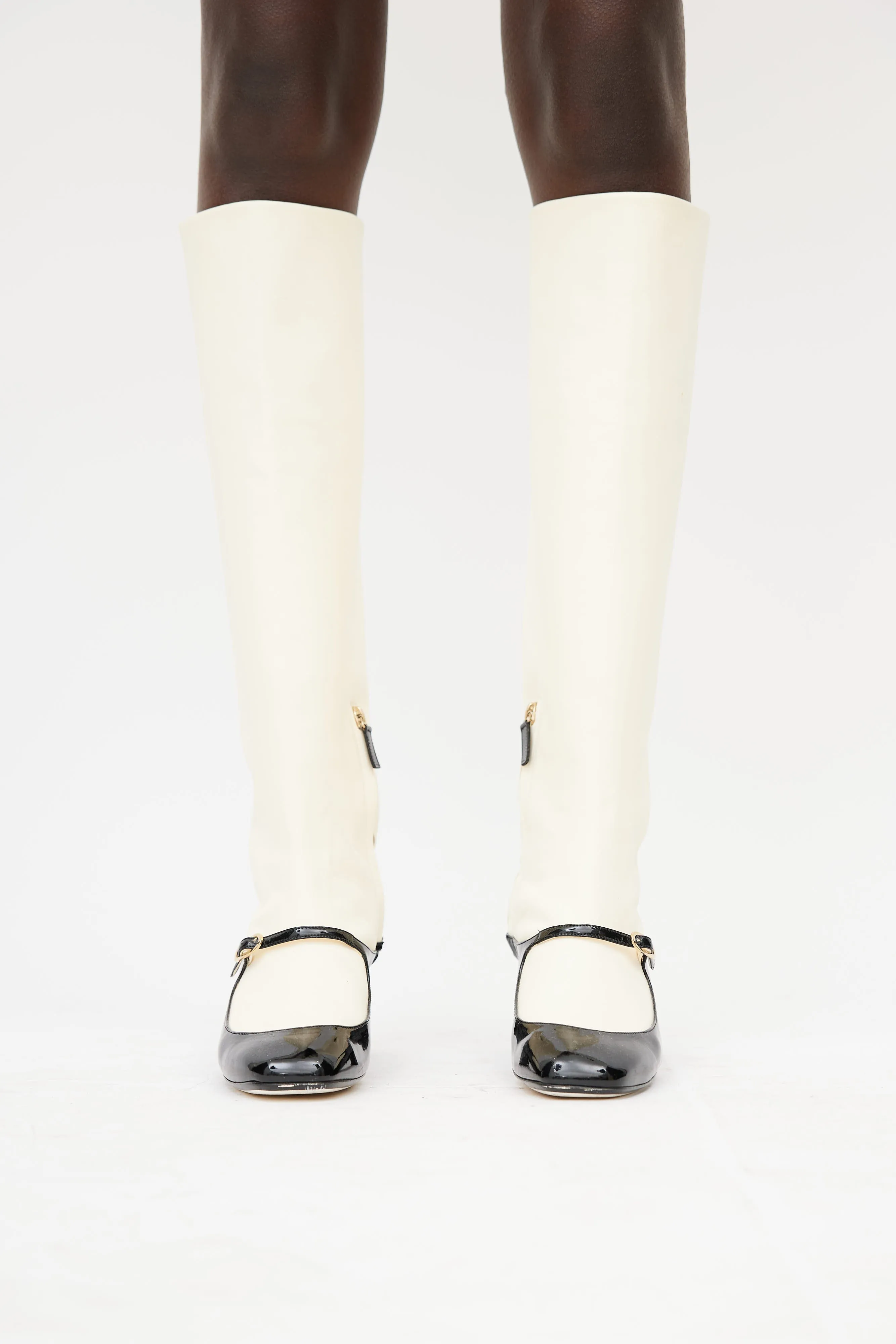 2000s Patent Mary Jane Boot