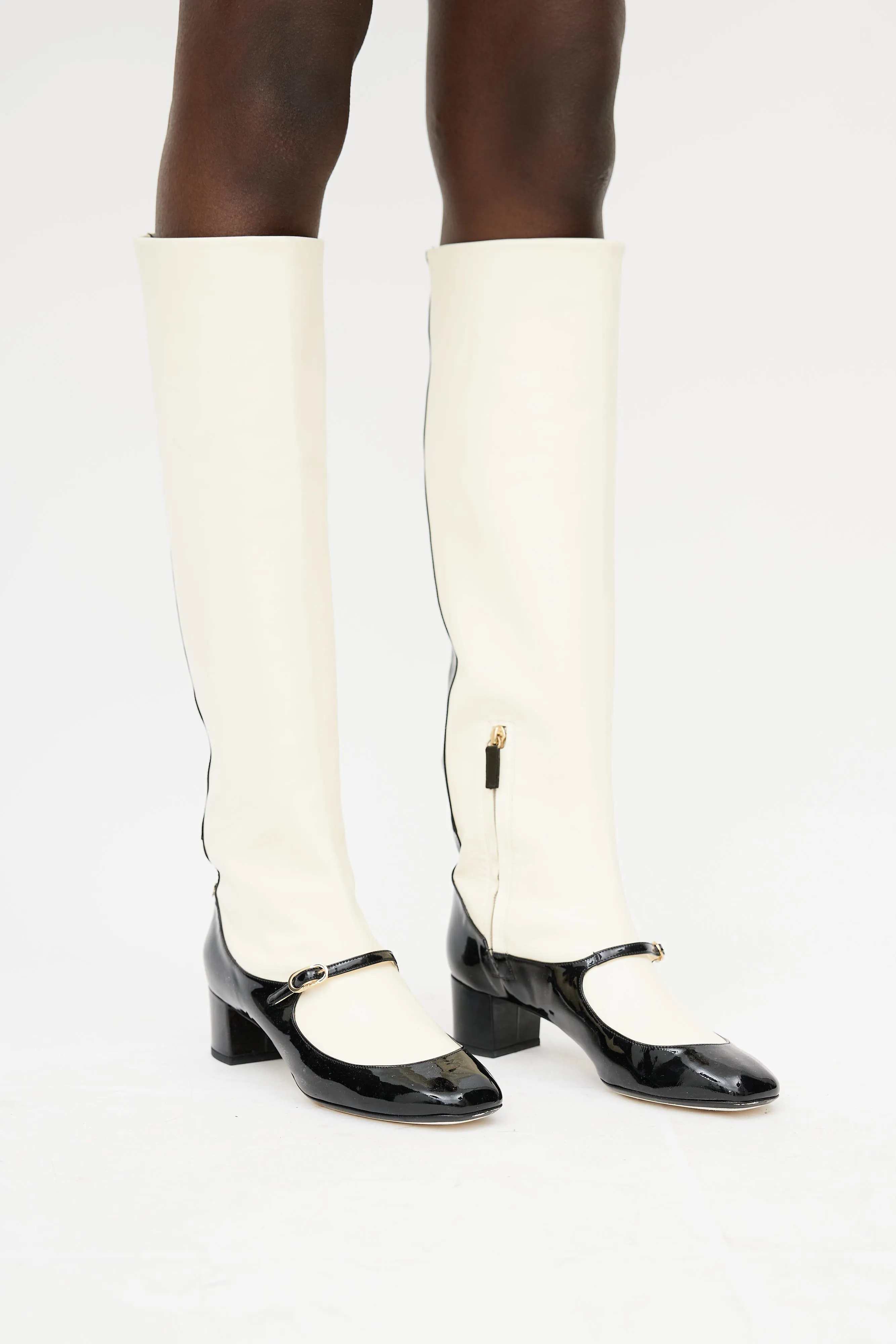 2000s Patent Mary Jane Boot