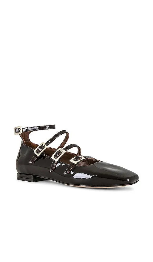 ALOHAS Luke Leather Ballet Flat in Brown