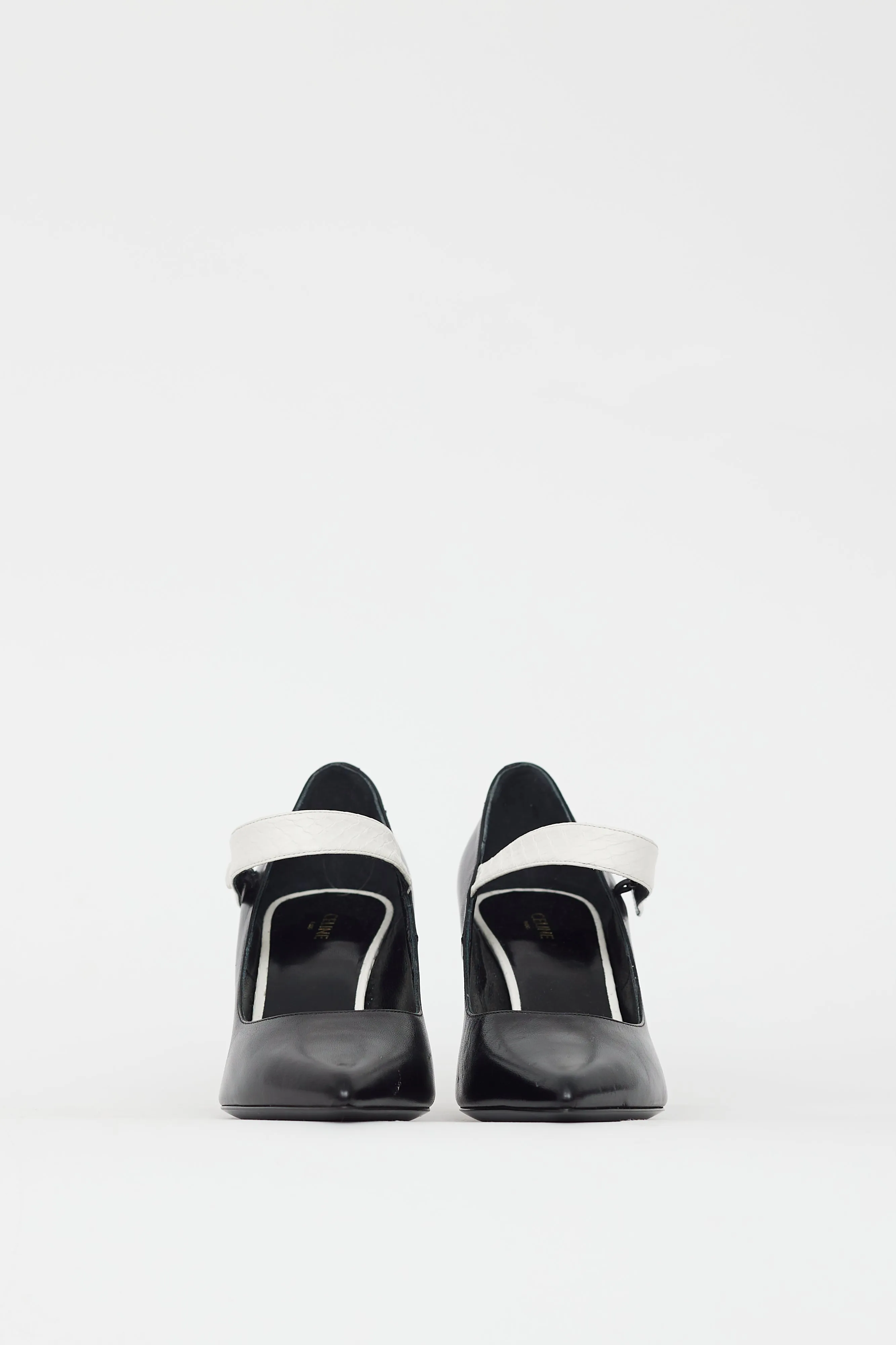 Black & White Mary Jane Pump