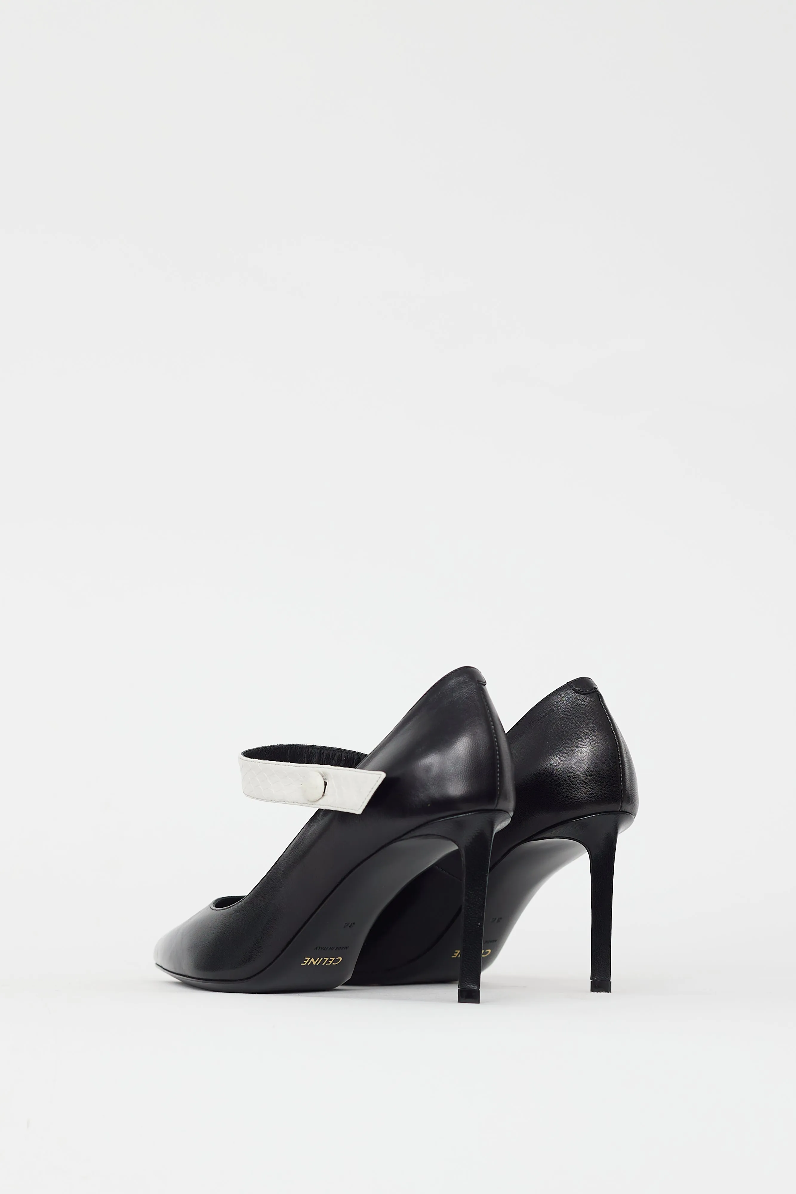 Black & White Mary Jane Pump