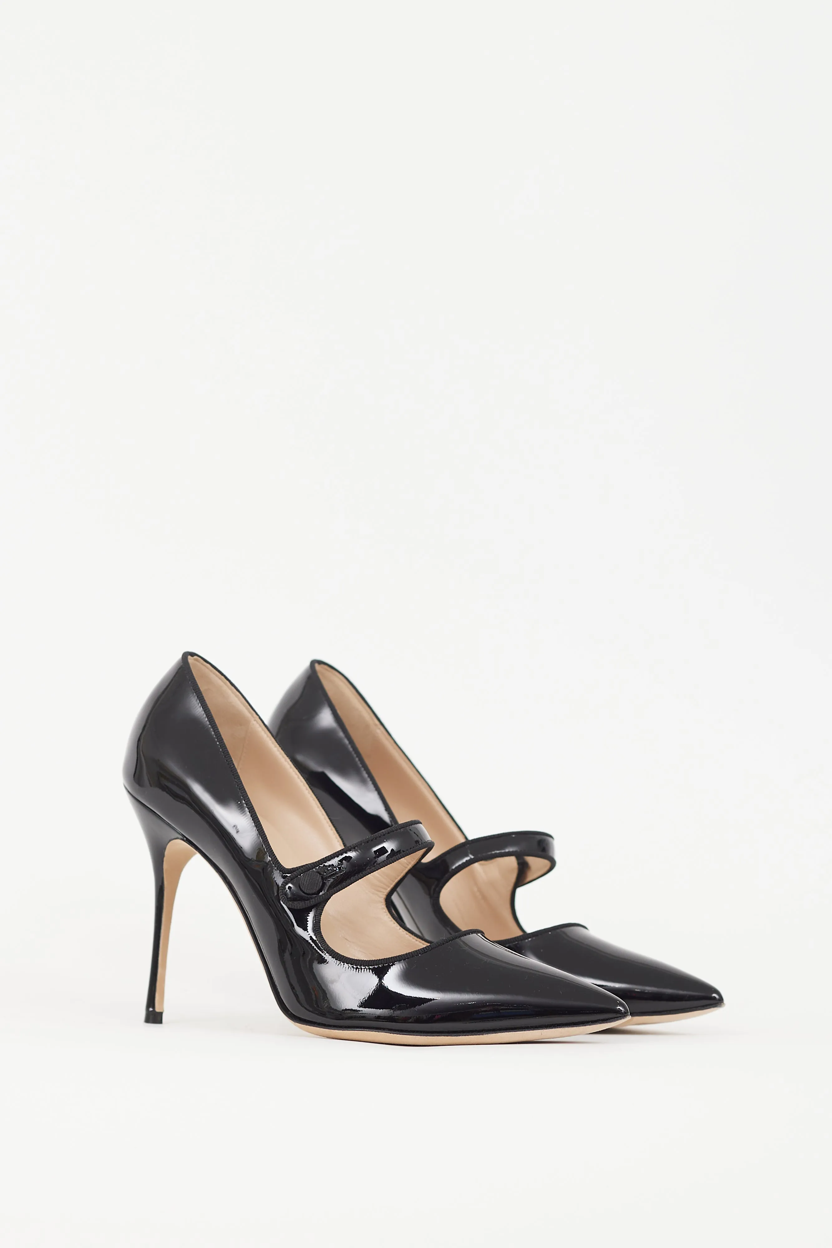Black Patent Camparinew Mary Jane Pump