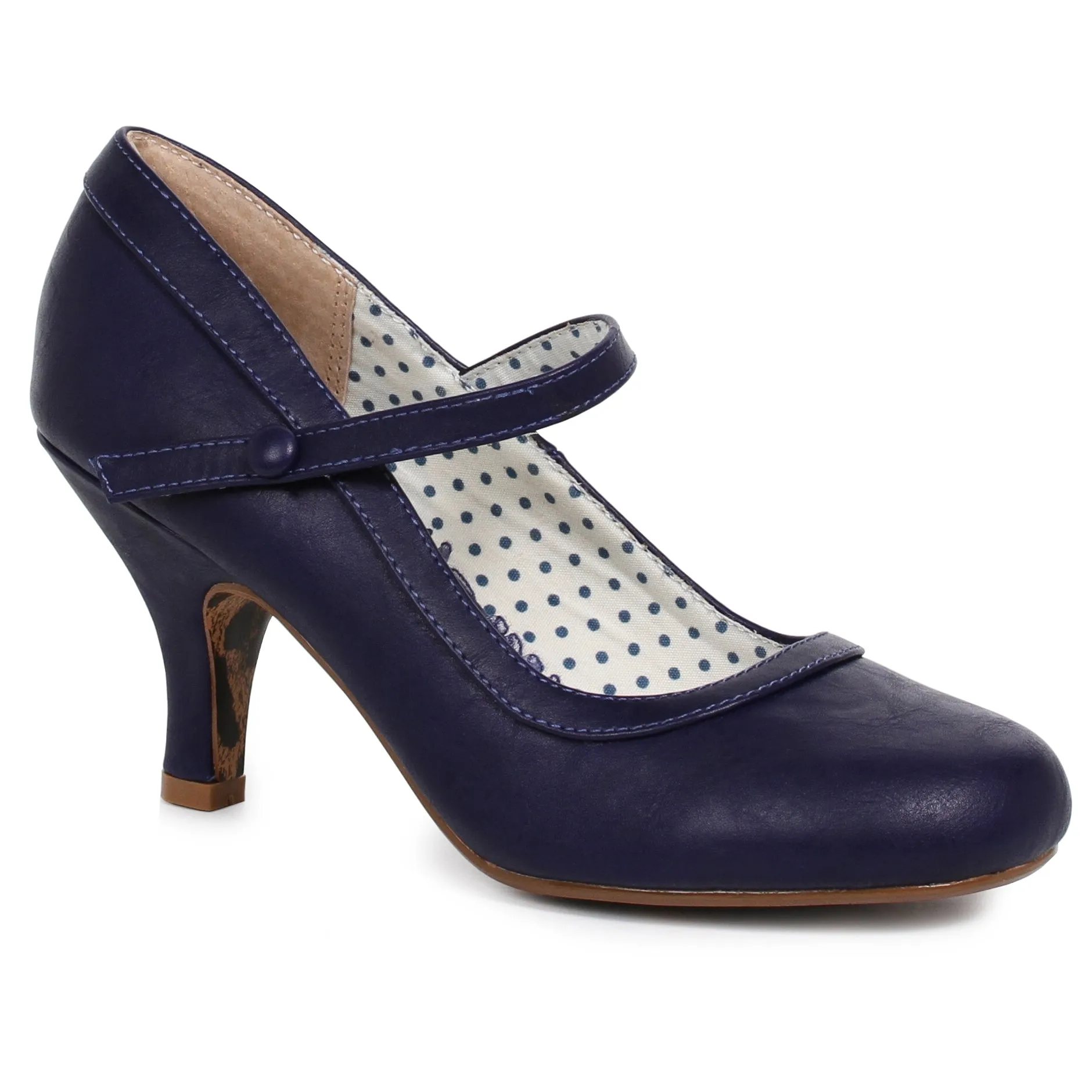 BP320-BETTIE 3" Retro Mary Jane Heel