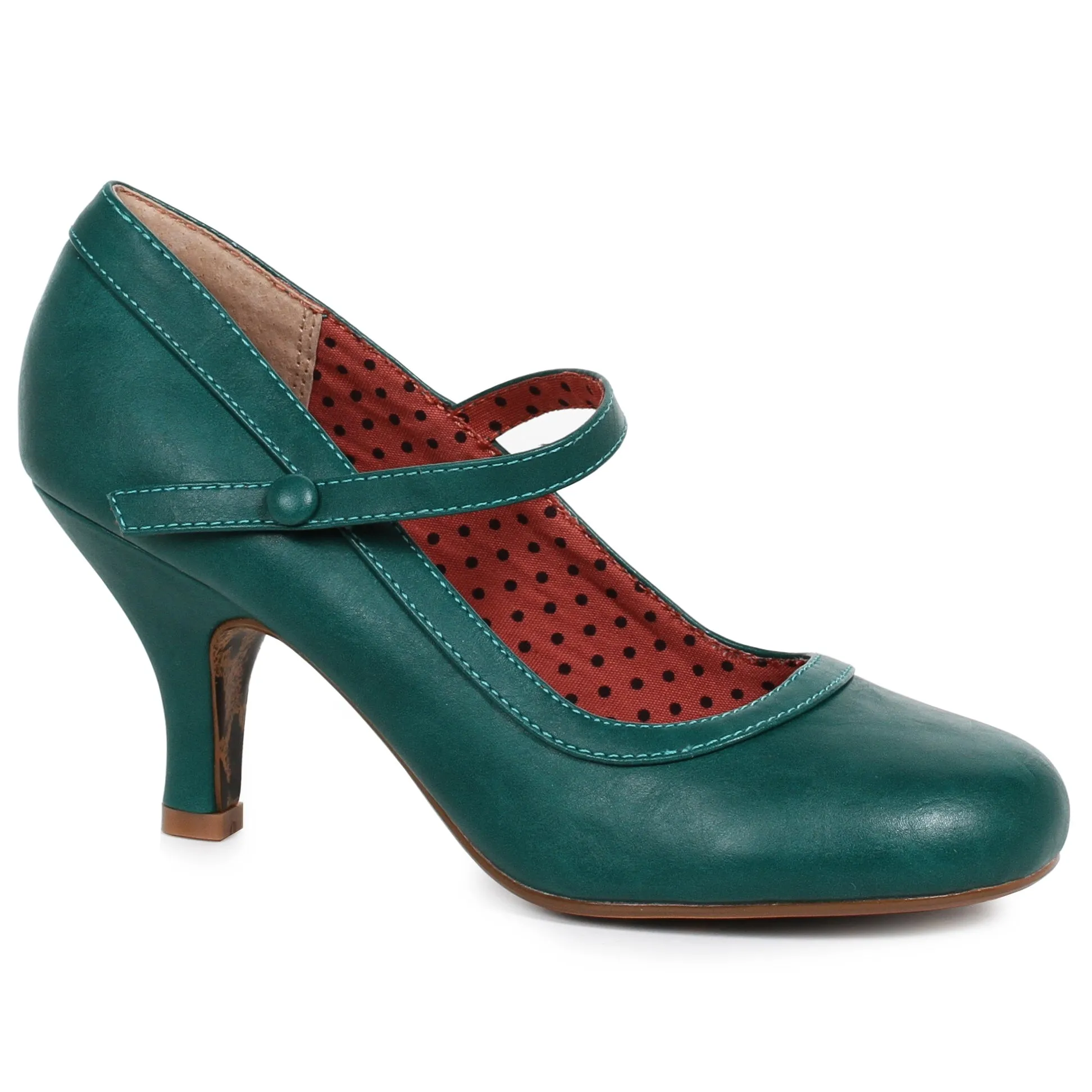 BP320-BETTIE 3" Retro Mary Jane Heel