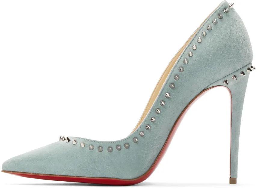 Christian Louboutin Blue Anjalina 100 Heels
