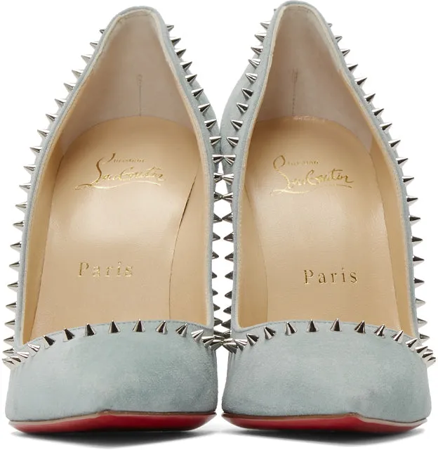 Christian Louboutin Blue Anjalina 100 Heels