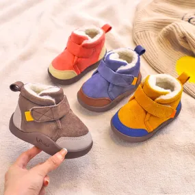 Infant /Toddler Boots Winter Baby Girls /Boys Snow Boots Warm Plush Outdoor Soft Bottom Non-Slip Children Boots Kids Shoes