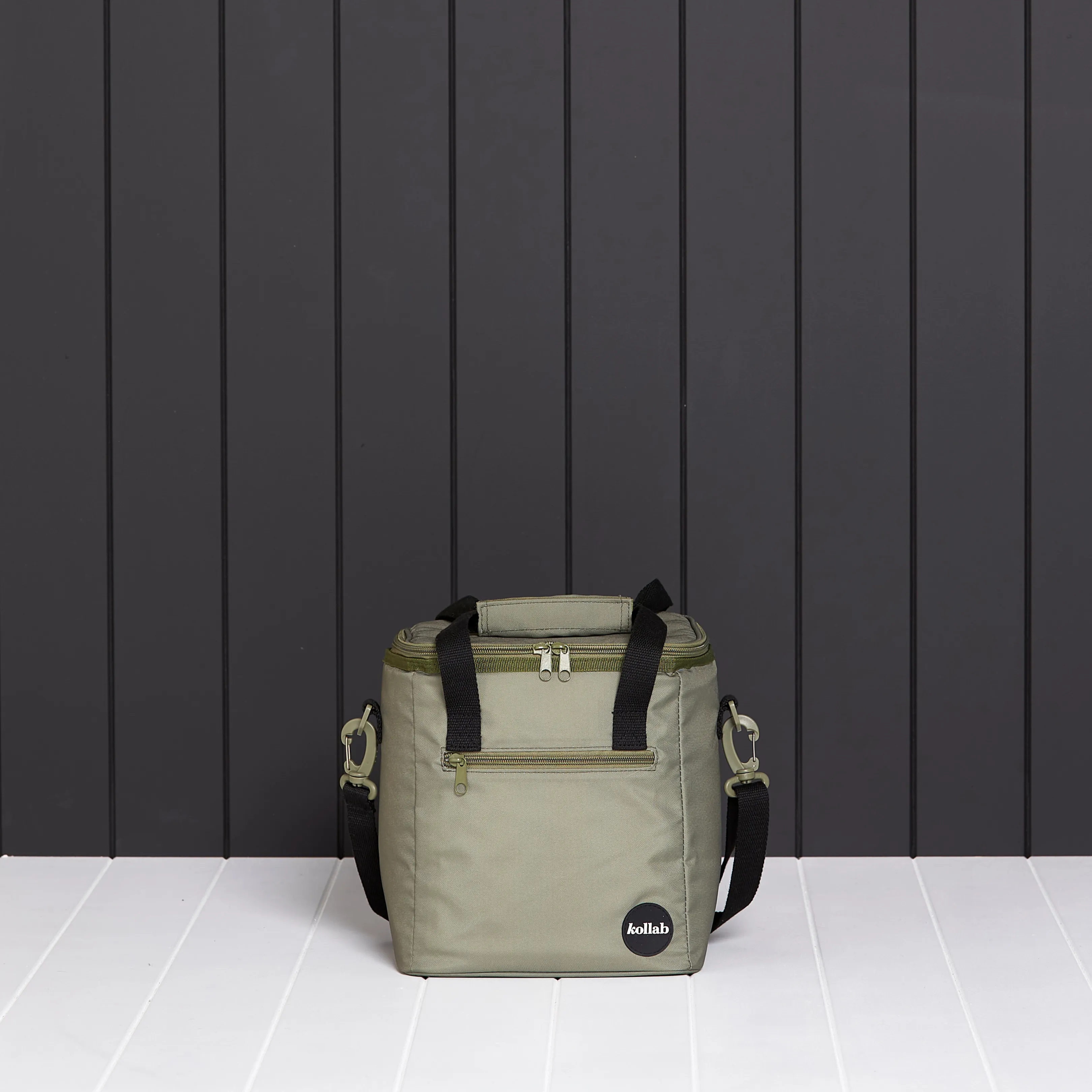Mini Cooler Khaki Black