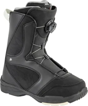 Nitro Flora BOA Womens Snowboard Boots in Black and Mint 2024