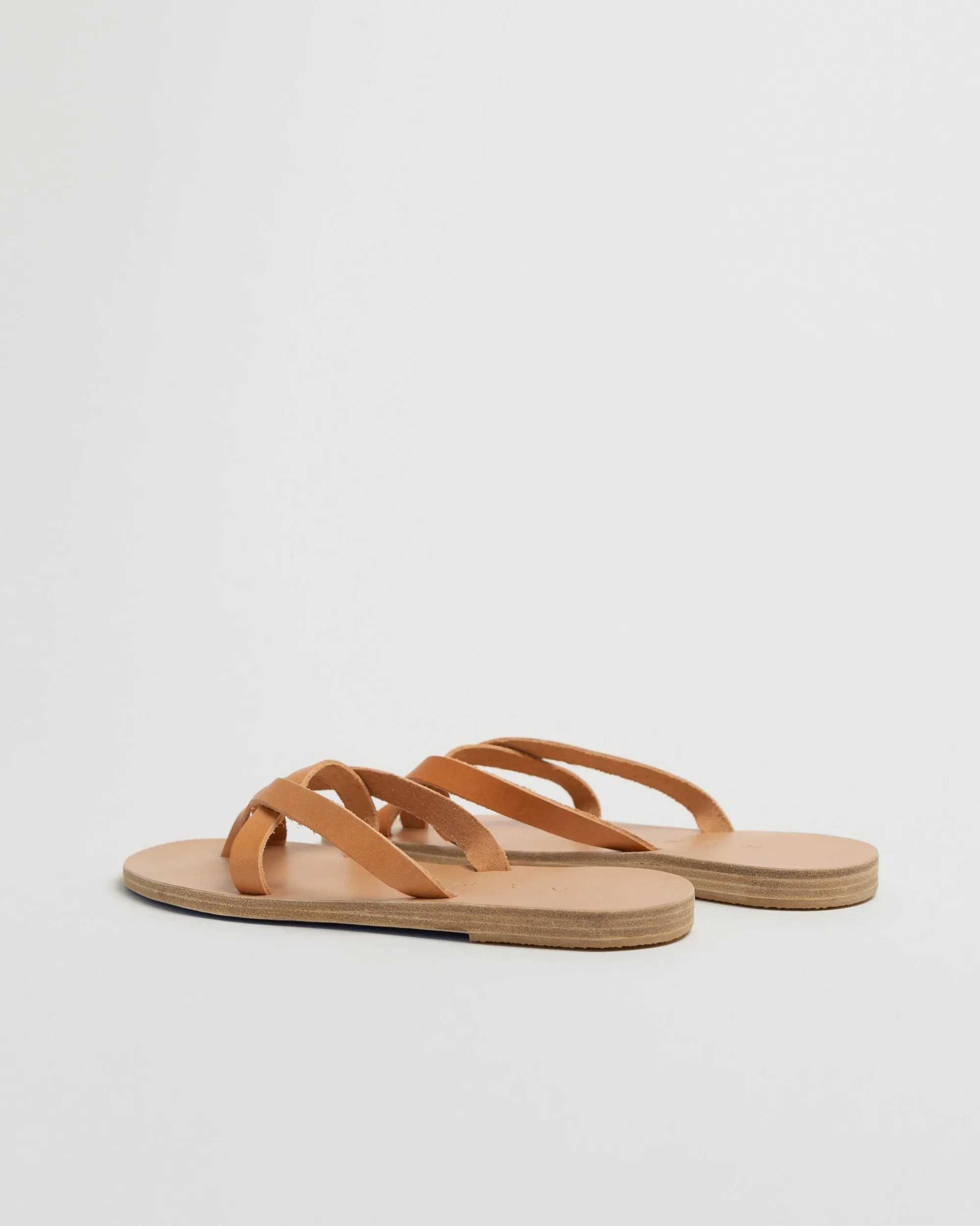 Polyaigos Leather Strappy Sandal