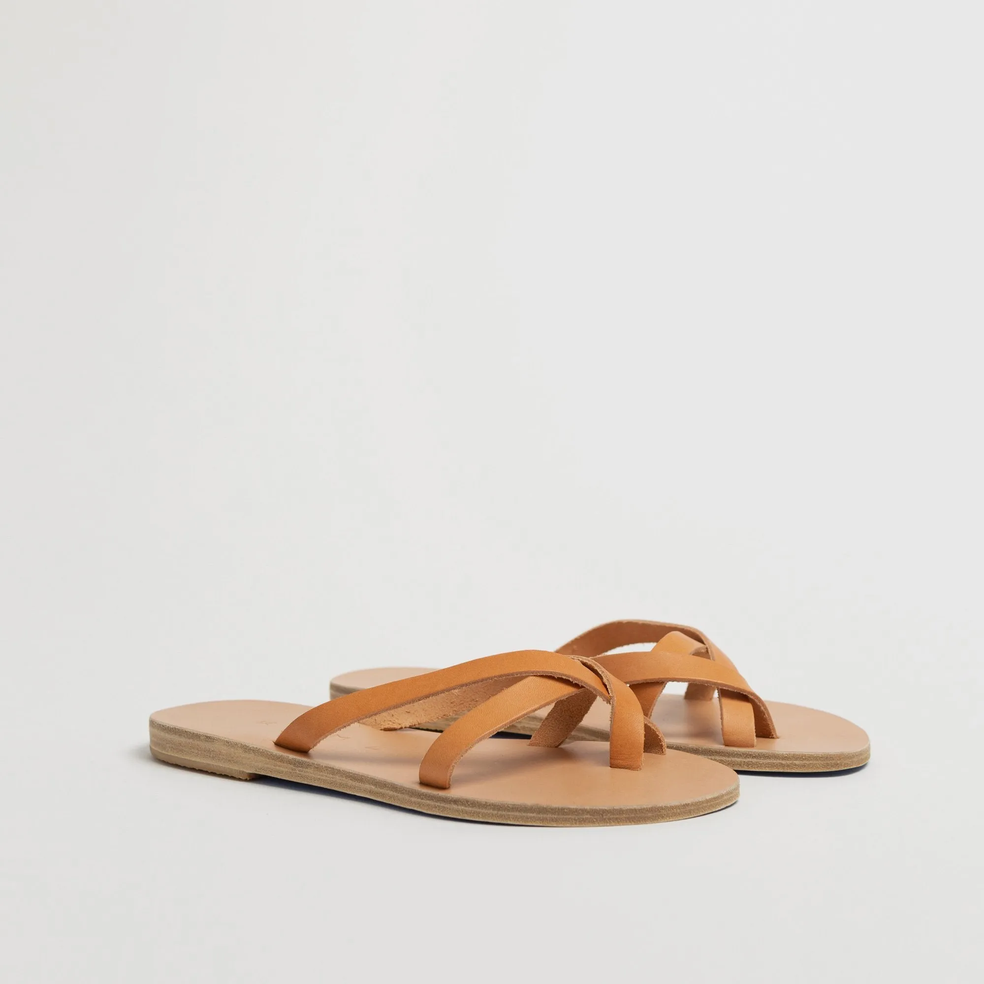 Polyaigos Leather Strappy Sandal