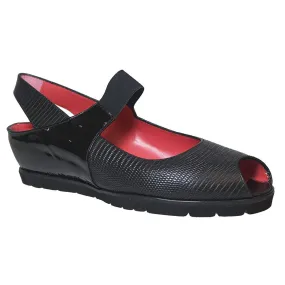 SILVIA P928-BLACK-LIZARD