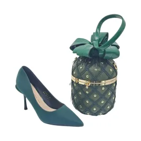 Taiyu Heels and Pineapple Handbag Set